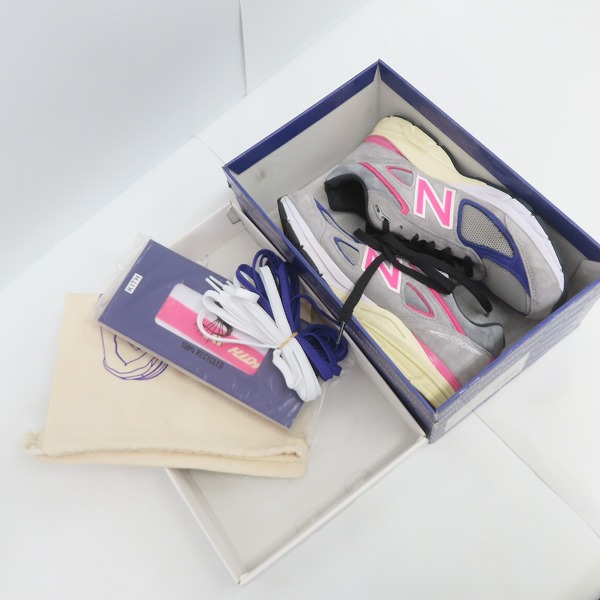 実際に弊社で買取させて頂いたKITH/キス×New Balance/ニューバランス＆United Arrows&Sons スニーカー 990V4 M990KT4/27の画像 7枚目