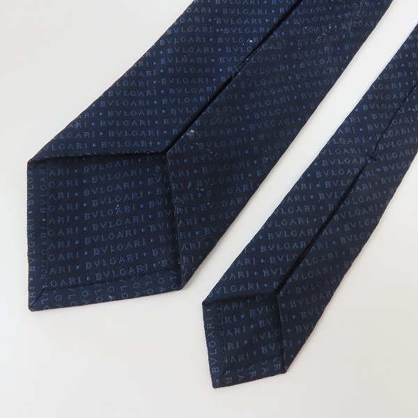 実際に弊社で買取させて頂いたBVLGARI/ブルガリ ロゴ シルクネクタイの画像 2枚目