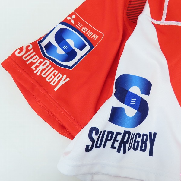 実際に弊社で買取させて頂いたCANTERBURY/カンタベリー SUNWOLVES/サンウルブズ レプリカホームジャージ ラグビーウェア 2点セットの画像 5枚目