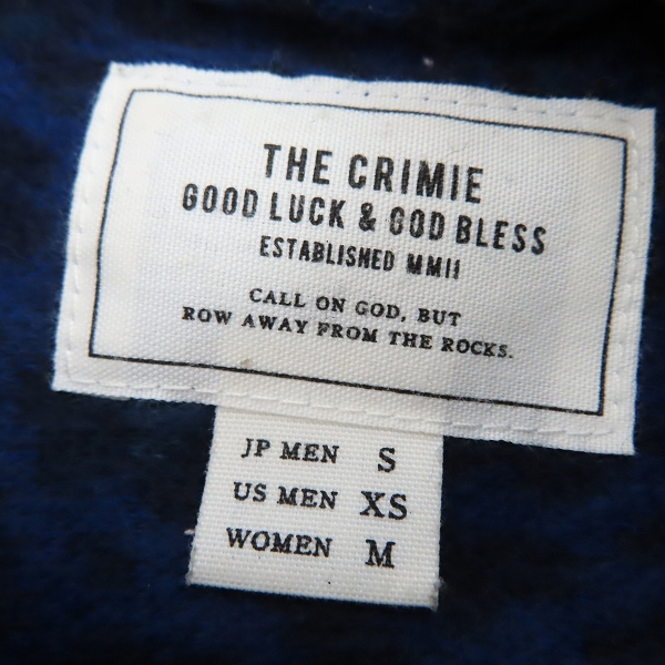 実際に弊社で買取させて頂いたCRIMIE/クライミー レオパードシャギーニットシャツ LEOPARDO SHAGGY KNIT SHIRT/CR1-02L5-KN06/Sの画像 2枚目