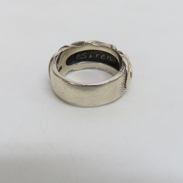 実際に弊社で買取させて頂いたBloody Mary/ブラッディマリー SIREN/サイレン リング 19号の画像 4枚目