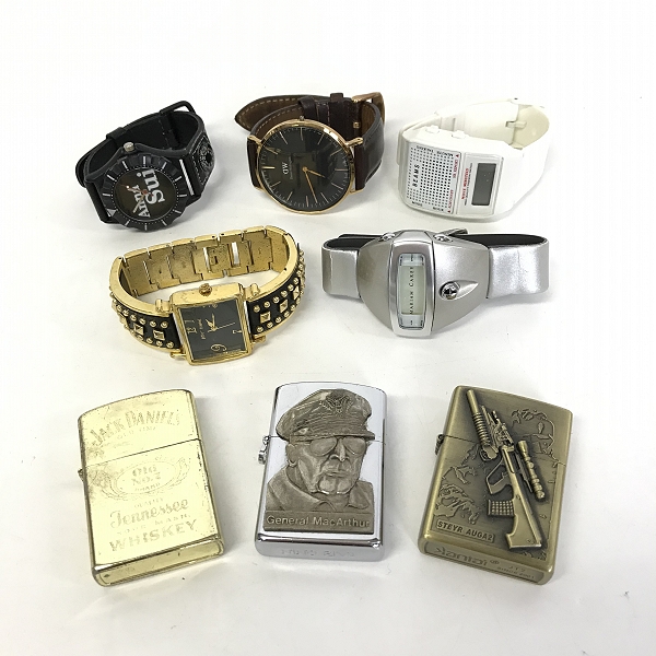 実際に弊社で買取させて頂いた【おまとめ/動作未確認】アナスイ/ダニエルウェリントン/ジャックダニエル 他 腕時計/オイルライター