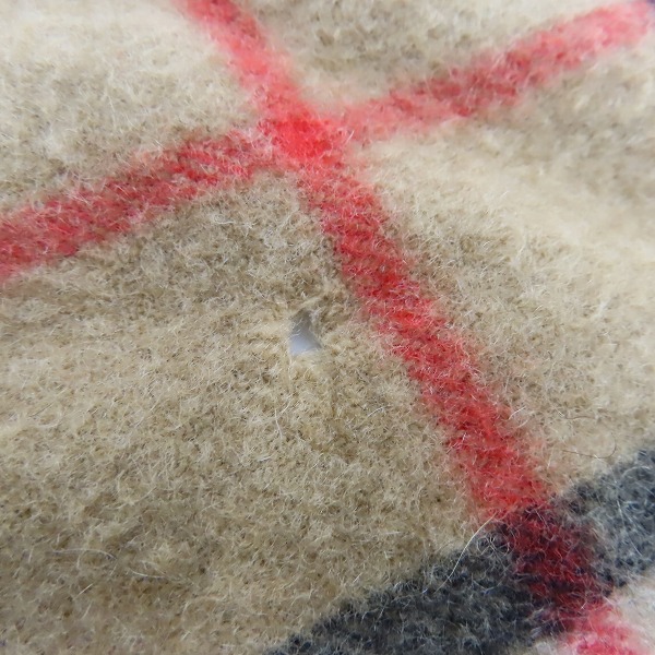 実際に弊社で買取させて頂いたBurberrys/バーバリーズ ノバチェック カシミヤ マフラーの画像 4枚目