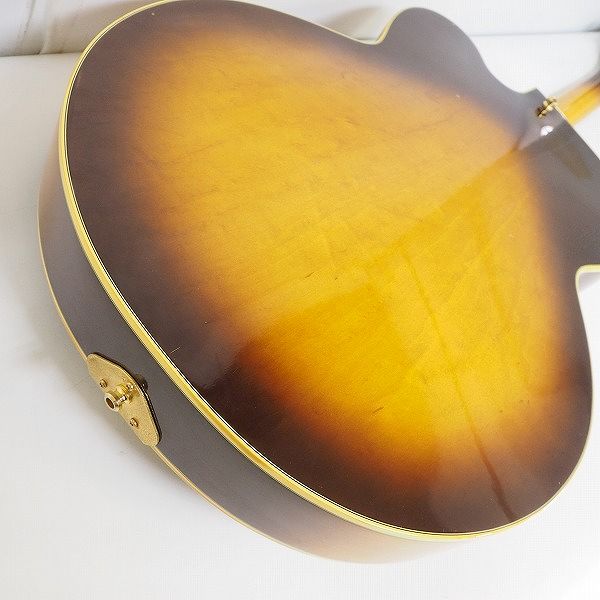 実際に弊社で買取させて頂いた★Epiphone/エピフォン EMPEROR-J フルアコ エレキギター オレンジラベル 日本製 ギグケース付の画像 7枚目