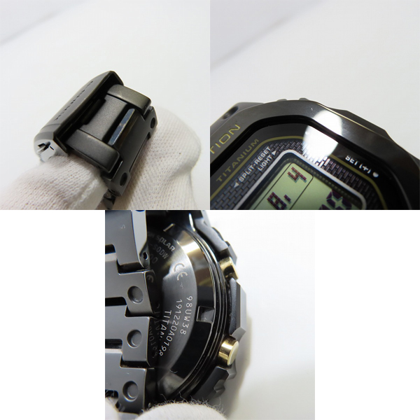 実際に弊社で買取させて頂いたG-SHOCK/Gショック フルメタルチタン Bluetooth 搭載 電波ソーラー GMW-B5000TB-1JRの画像 7枚目