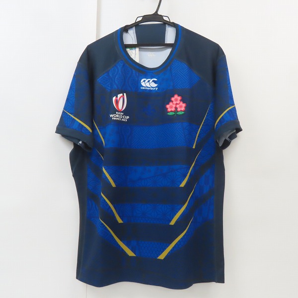 実際に弊社で買取させて頂いた【未使用】CANTERBURY/カンタベリー ラグビージャパンRWC2023/日本代表 レプリカオルタネイトジャージ アウェイ RG33981WC/XL