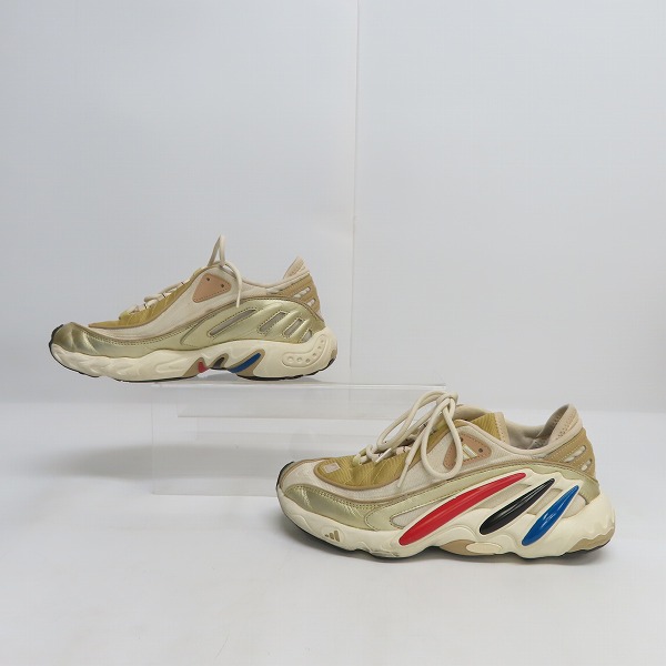 実際に弊社で買取させて頂いたadidas/アディダス FYW 98 “Gold Metallic/Off White” ゴールドメタリック/オフホワイト” FV4324/26.5の画像 3枚目