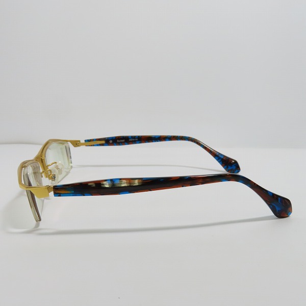 実際に弊社で買取させて頂いたless thanhuman/レスザンヒューマン Suisei スイセイ メガネフレーム アイウェア ブルー系の画像 2枚目