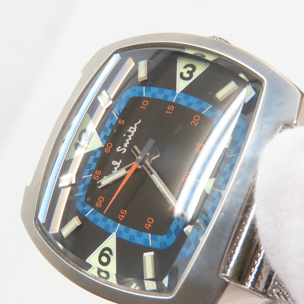 実際に弊社で買取させて頂いたPaul Smith/ポールスミス AUTOMATATIC 自動巻き アナログ腕時計/8220-824709 ブラックの画像 4枚目