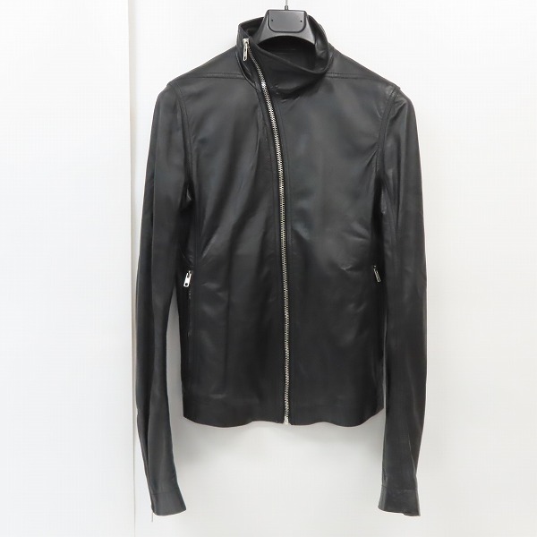 実際に弊社で買取させて頂いたRick Owens/リックオウエンス レザージャケット  RU15S4762 LGI/46