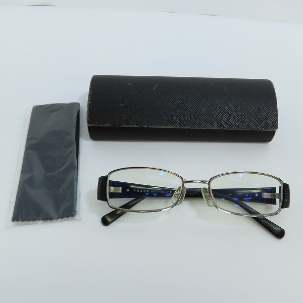 実際に弊社で買取させて頂いたPRADA/プラダ 度入り メガネ/アイウェア  7JS-101の画像 9枚目