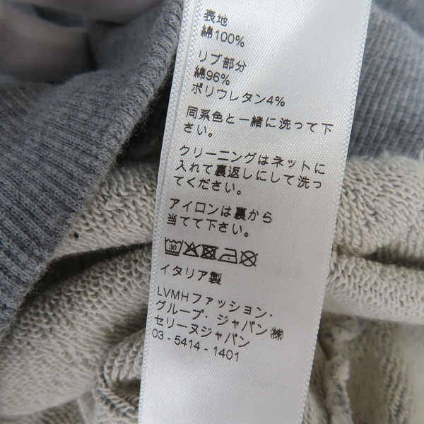 実際に弊社で買取させて頂いた【JPタグ】CELINE/セリーヌ 21SS クラシックロゴルーズプルオーバーパーカー 2Y321670Q/Mの画像 4枚目