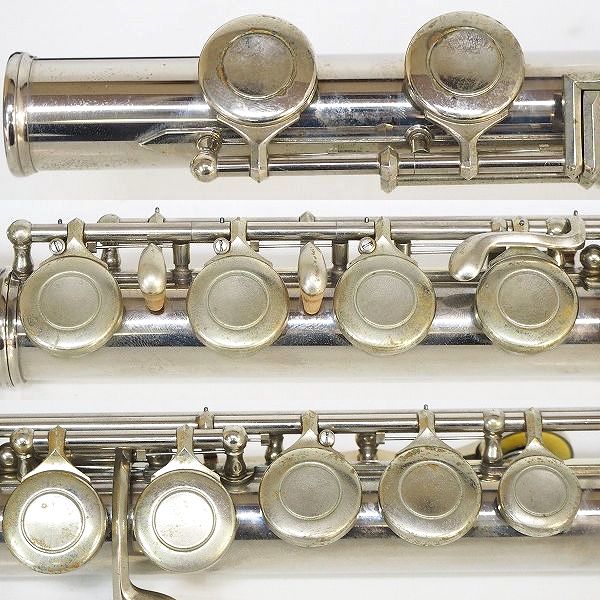 実際に弊社で買取させて頂いたMURAMATSU/ムラマツ MODEL M-120 フルート ハードケース・ケースカバー付 の画像 4枚目