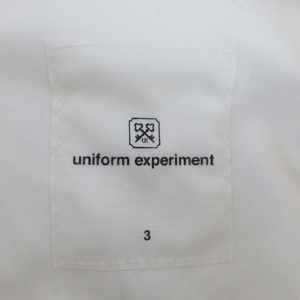 実際に弊社で買取させて頂いたUNIFORM EXPERIMENT/ユニフォームエクスペリメント BACK CONCEALED POCKET BIG B.D SHIRT/シャツ/長袖 UE-202034/3の画像 2枚目