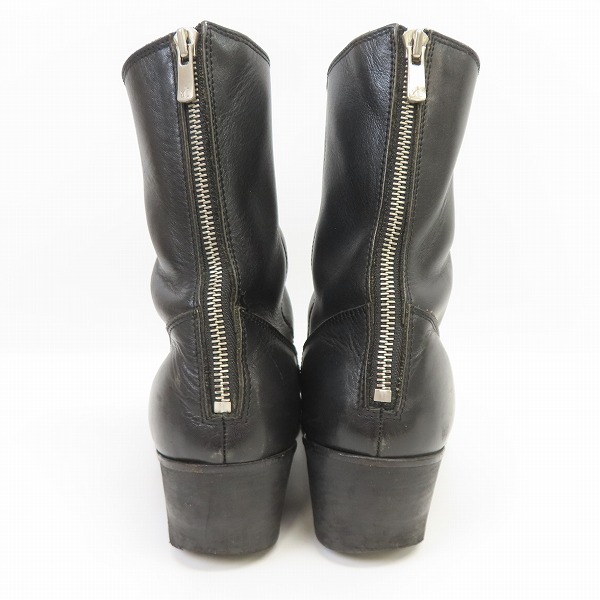 実際に弊社で買取させて頂いたNO ID./ノーアイディー エクセラバックジップブーツ/ヒールブーツ ブラック 837208-586F/40の画像 1枚目