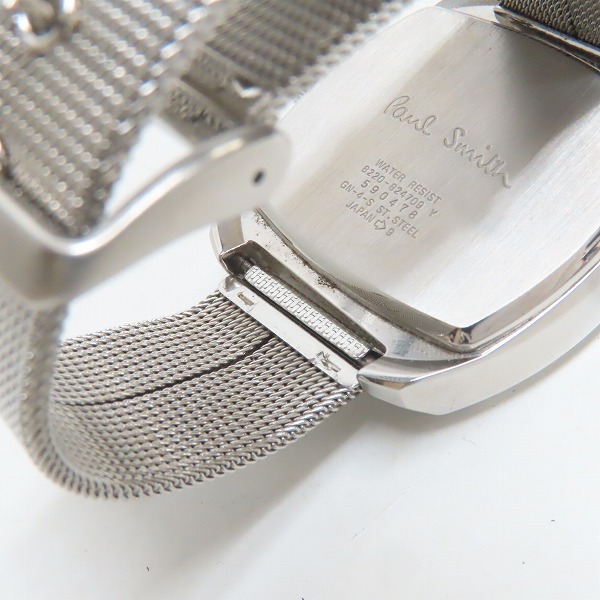 実際に弊社で買取させて頂いたPaul Smith/ポールスミス AUTOMATATIC 自動巻き アナログ腕時計/8220-824709 ブラックの画像 6枚目