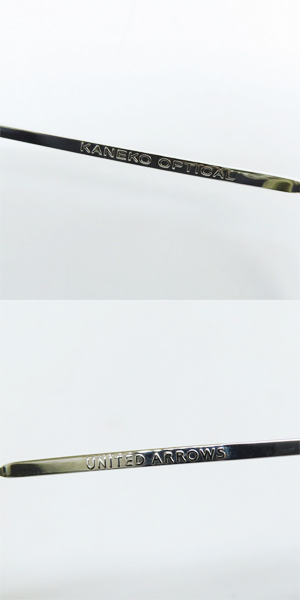 実際に弊社で買取させて頂いたKANEKO OPTICALｘ UNITED ARROWS/金子眼鏡×ユナイテッドアローズ Mike サングラス/アイウェアの画像 5枚目