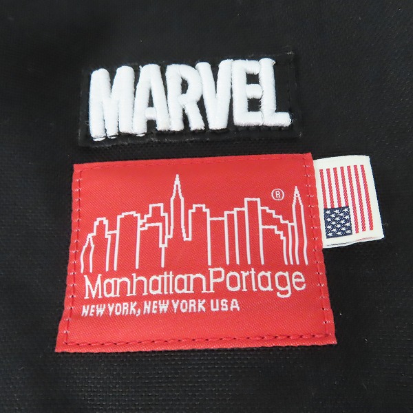実際に弊社で買取させて頂いたManhattan Portage/マンハッタンポーテージ MARVEL/マーベル コラボバックパック/リュック の画像 7枚目