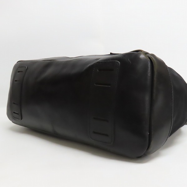 実際に弊社で買取させて頂いたUNDERCOVER/アンダーカバー 2WAY レザー/ナイロン バーキン型バッグの画像 2枚目