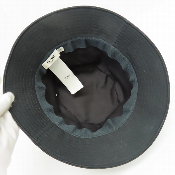 実際に弊社で買取させて頂いた【JPタグ】CELINE/セリーヌ バケットハット 2AU5B968Pの画像 5枚目