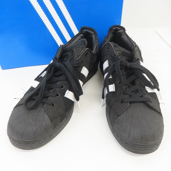 実際に弊社で買取させて頂いたRECOUTURE×atmos×adidas/リクチュール×アトモス×アディダス Superstar Black/スーパースター ブラック GW3473/28