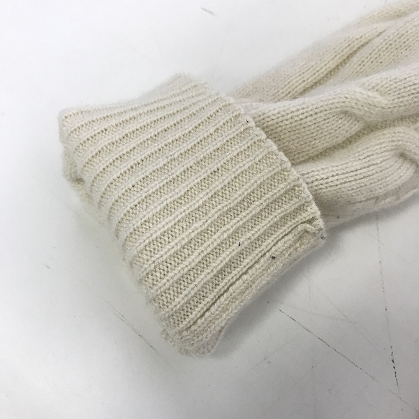 実際に弊社で買取させて頂いたDunhill/ダンヒル カシミヤ100% ケーブル編みクルーネックニット/Lの画像 6枚目