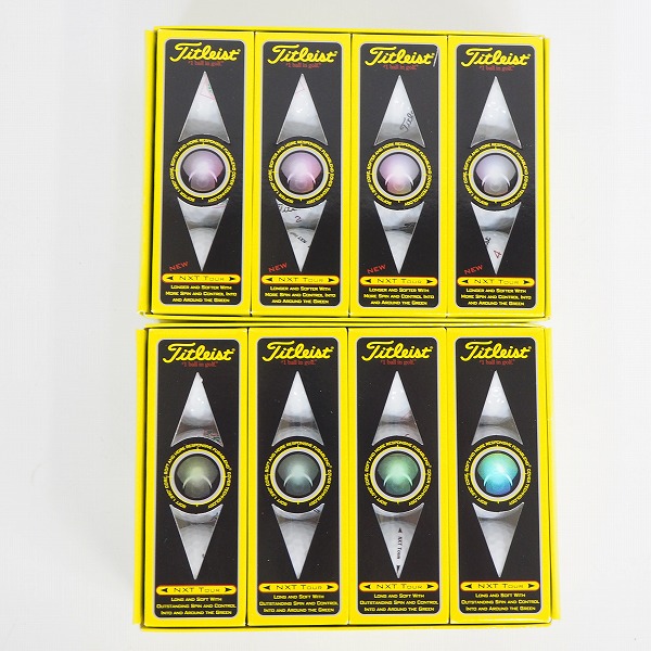 実際に弊社で買取させて頂いた【未使用/オウンネーム】Titleist/タイトリスト NXT TOUR ゴルフボール ホワイト 2ダース
