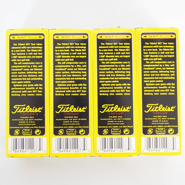 実際に弊社で買取させて頂いた【未使用/オウンネーム】Titleist/タイトリスト NXT TOUR ゴルフボール ホワイト 2ダースの画像 3枚目