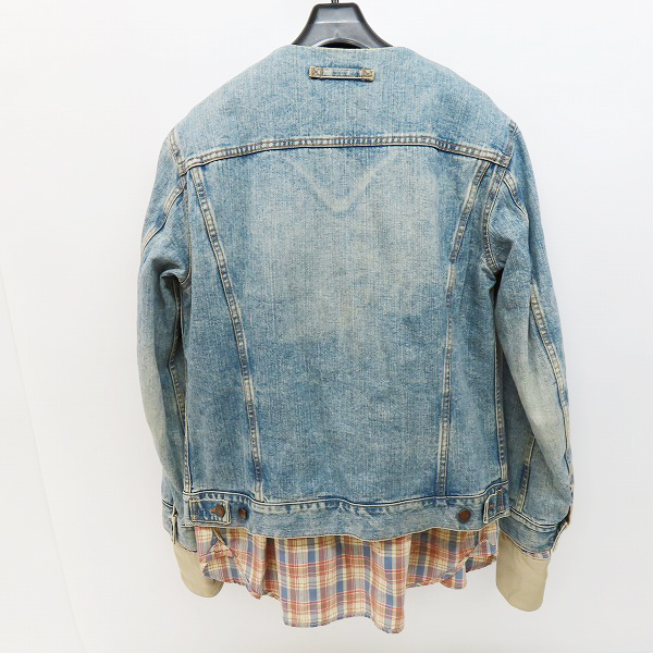 実際に弊社で買取させて頂いたMIHARA YASUHIRO/ミハラヤスヒロ リバーシブルデニムジャケット/Mの画像 1枚目