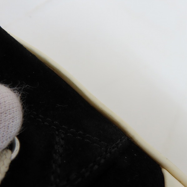 実際に弊社で買取させて頂いたRick Owens/リックオウエンス RAMONES LOW ラモーンズ スエード ローカット スニーカー ブラック/44.5の画像 6枚目