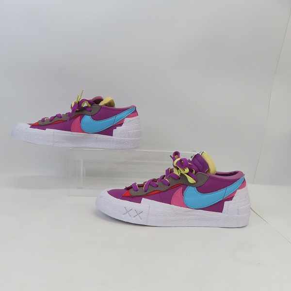 実際に弊社で買取させて頂いたNIKE×KAWS×SACAI/ナイキ×カウズ×サカイ BLAZER LOW/ブレーザーロー パープルダスク DM7901-500/28.5の画像 3枚目