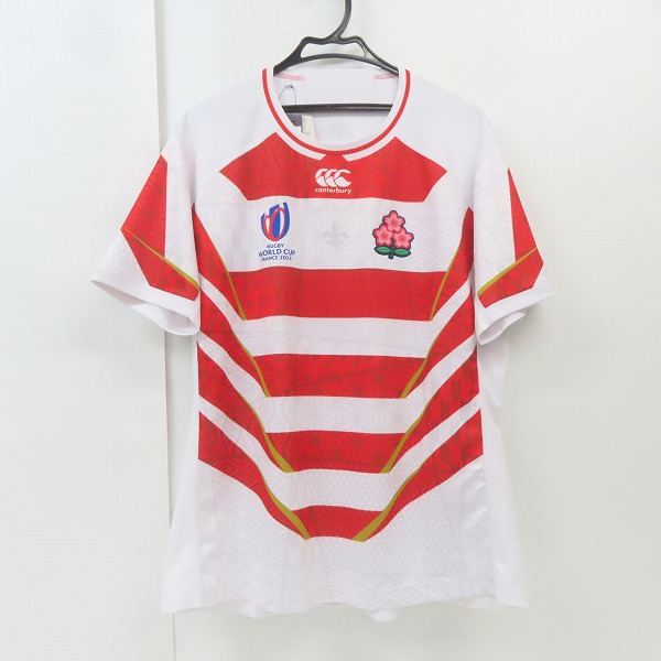 実際に弊社で買取させて頂いた(1)【未使用】CANTERBURY/カンタベリー ラグビー ジャパンRWC2023/日本代表 レプリカジャージ ホーム RG33980WC/3L