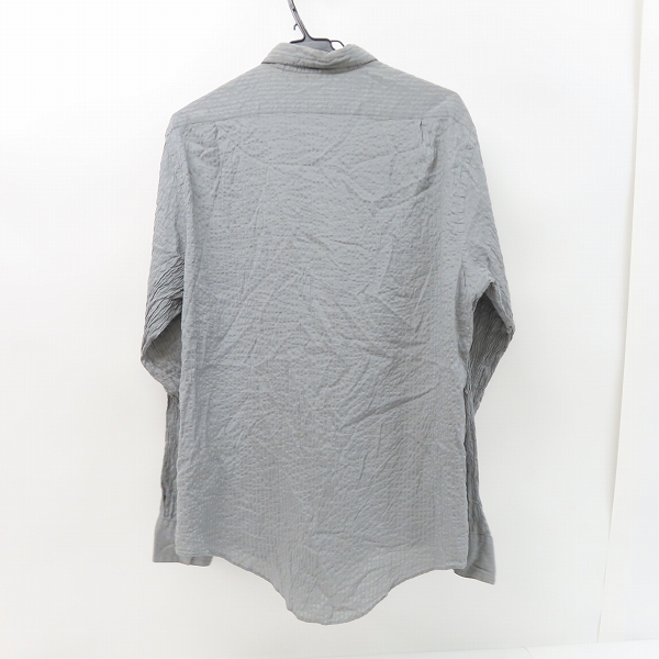 実際に弊社で買取させて頂いたEMPORIO ARMANI/エンポリオ アルマーニ 長袖 シャツ グレー/Lの画像 1枚目