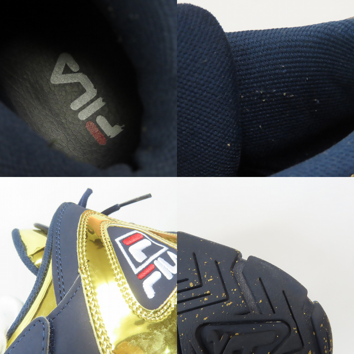 実際に弊社で買取させて頂いたFILA/フィラ GRANT HILL 2 Gold Rush/グラントヒル 2 ゴールドラッシュ MFW17007-001/27の画像 7枚目