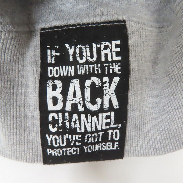 実際に弊社で買取させて頂いたBack Channel/バックチャンネル 刺繍 プルオーバーパーカー Mの画像 7枚目
