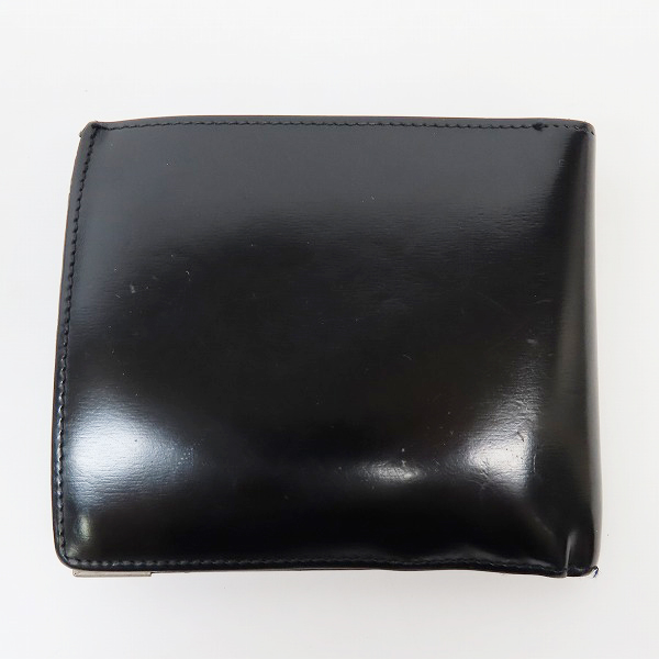 実際に弊社で買取させて頂いたdunhill/ダンヒル レザー ブラック 二つ折り財布の画像 1枚目