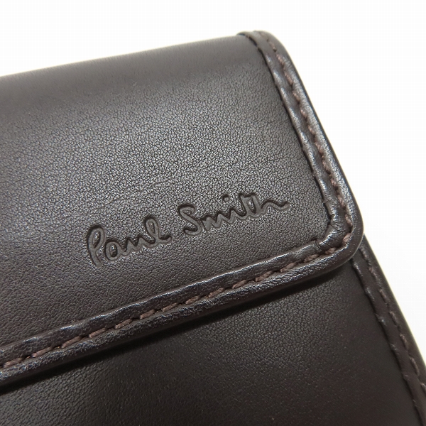 実際に弊社で買取させて頂いたPaul Smith/ポールスミス レザー スナップボタンコインケースの画像 6枚目