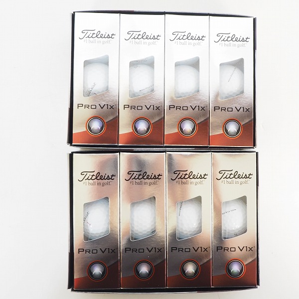 実際に弊社で買取させて頂いた【未使用】Titleist/タイトリスト PRO V1x ゴルフボール ホワイト 2ダース