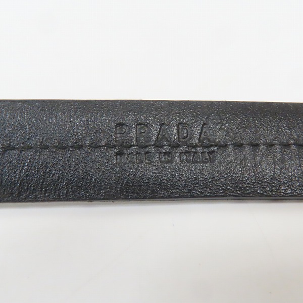 実際に弊社で買取させて頂いたPRADA/プラダ レザーベルト の画像 3枚目