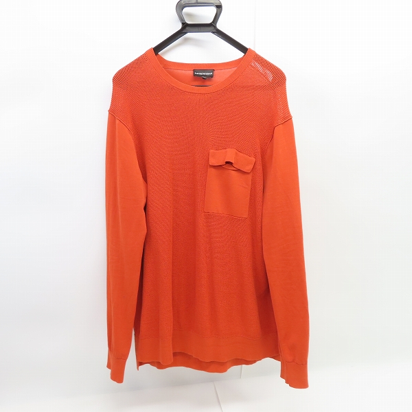 実際に弊社で買取させて頂いたEMPORIO ARMANI/エンポリオアルマーニ 胸ポケット ニット/セーター 3Y1M3H 1MAWZ/3XL