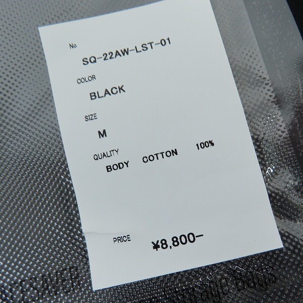 実際に弊社で買取させて頂いたSEQUEL×fragment design×LOVOT/シークエル×フラグメント×ラボット Tシャツ SQ-22AW-LST-01/Mの画像 8枚目