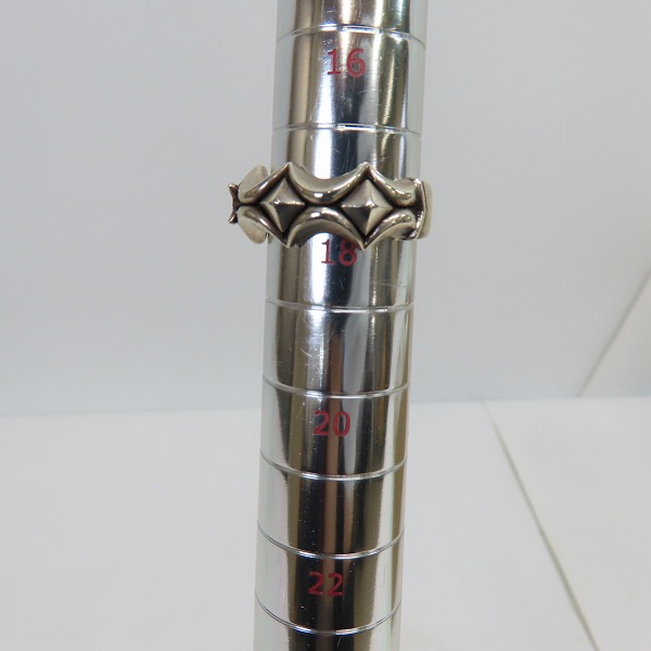 実際に弊社で買取させて頂いたBloody Mary/ブラッディマリー カラペスリング 1ダイヤ 18号の画像 9枚目