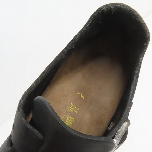 実際に弊社で買取させて頂いたBIRKENSTOCK/ビルケンシュトック レザー サンダル ブラック 2点セットの画像 7枚目