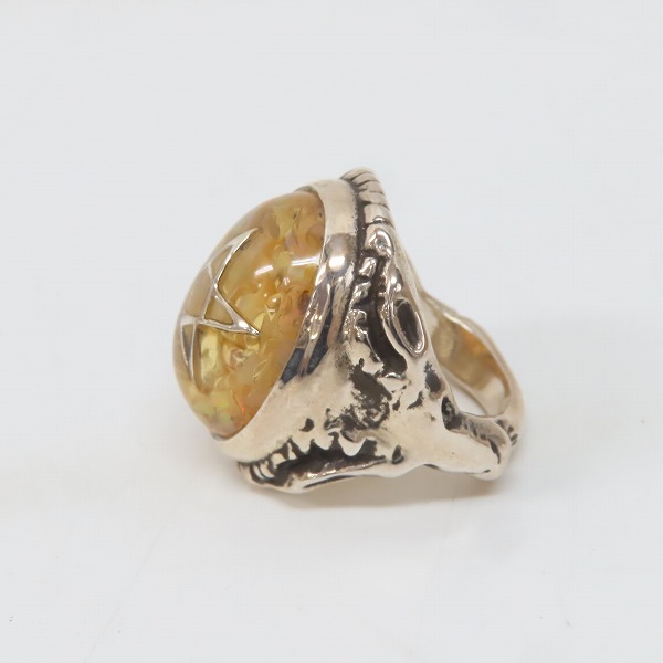 実際に弊社で買取させて頂いたALEX STREETER/アレックスストリーター エンジェルハートリング ファイアオパール 13号の画像 2枚目