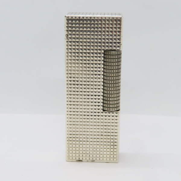 実際に弊社で買取させて頂いたdunhill/ダンヒル ダイヤカット サイドローラー ガスライター シルバー