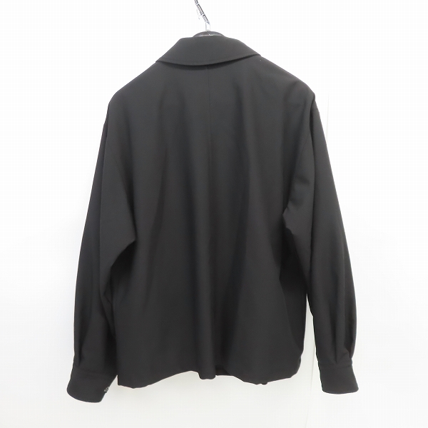 実際に弊社で買取させて頂いたHARE/ハレ レーヨン混 シャツジャケット ブラック/Sの画像 1枚目