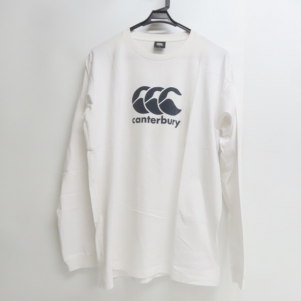 実際に弊社で買取させて頂いたCANTERBURY/カンタベリー ロゴプリント 長袖Tシャツ/RA40085/3L