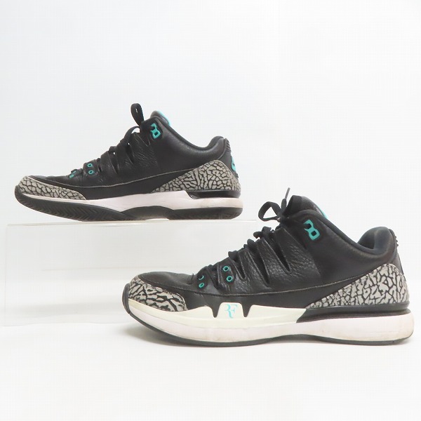 実際に弊社で買取させて頂いたNIKE×ATMOS/ナイキ×アトモス ZOOM VAPOR TOUR AJ3 ELEPHANT ズーム ヴェイパー ツアー AJ3 エレファント 709998-031 27.5の画像 3枚目