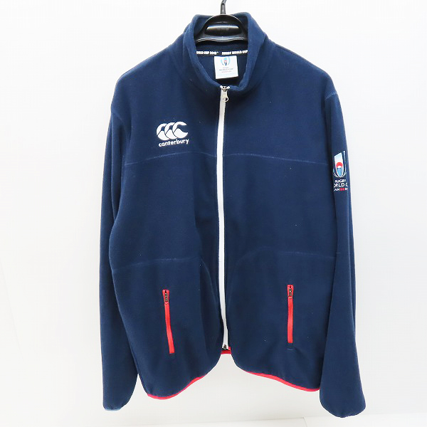 実際に弊社で買取させて頂いたcanterbury/カンタベリー RWC2019 フリースジャケット VWD49250/3L