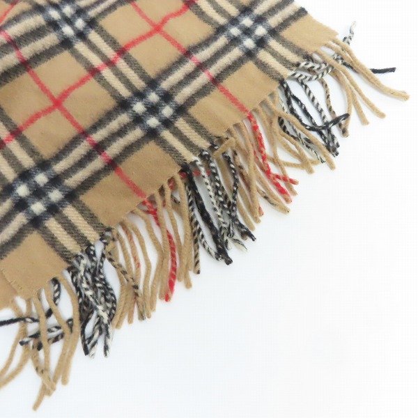 実際に弊社で買取させて頂いたBurberrys/バーバリーズ チェック柄 ウールマフラーの画像 3枚目